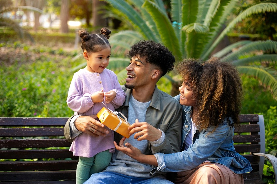 Family spending time together